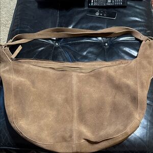 Free People Roma Suede Tote Bag